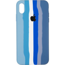 Чехол-силикон оригинал Colorfull Full Cover Soft Matte iPhone XS Max, Aquamarine