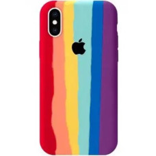 Чехол-силикон оригинал Colorfull Full Cover Soft Matte iPhone XS Max, Rainbow
