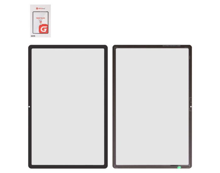 Стекло фронтальное с OCA-пленкой Lenovo Tab M11 TB330FU, черное, G+OCA PRo