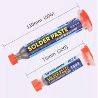 Паяльная паста BGA Mechanic TS83, Sn 63%, Pb 37%, 183 °C, 50 г