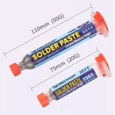 Паяльная паста BGA Mechanic TS83, Sn 63%, Pb 37%, 183 °C, 50 г