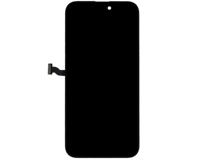Дисплей з сенсорним екраном (модуль) iPhone 14 Pro, чорний, з догори дном шлейфом, оригінал