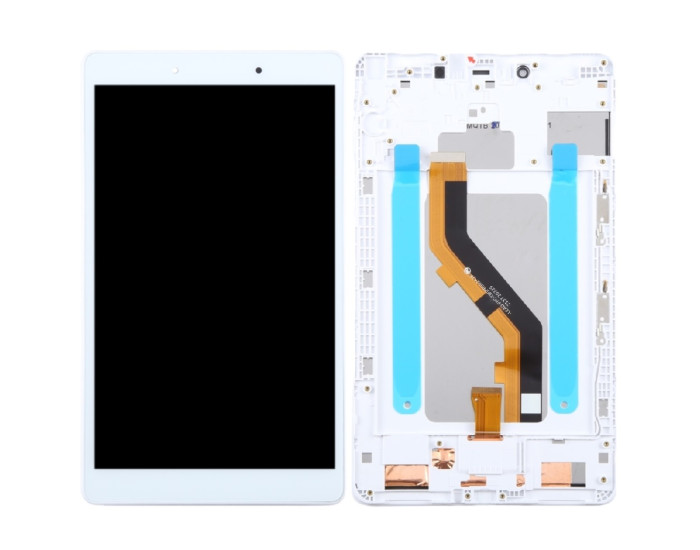 Дисплей з сенсорним екраном (модуль) Samsung T290 Wi-Fi Galaxy Tab A 8.0, Білий з рамкою, оригінал