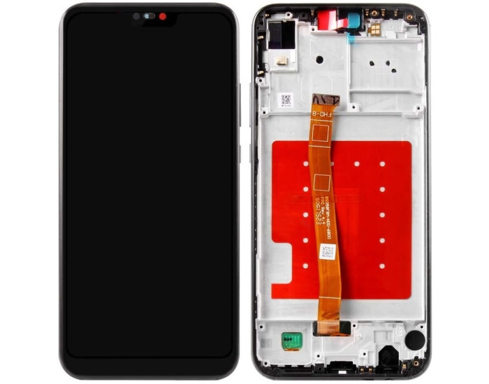 Дисплей с сенсорным экраном (модуль) Huawei P20 Lite, ANE-L21, ANE-LX1 /Nova 3e, черный с рамкой, оригинал
