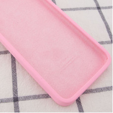Чехол-силикон оригинал Square Cover Soft Matte Full Camera iPhone XR, светло-розовый