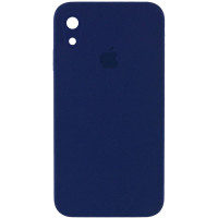 Чохол-силікон оригінал Square Cover Soft Matte Full Camera iPhone XR, Midnight blue