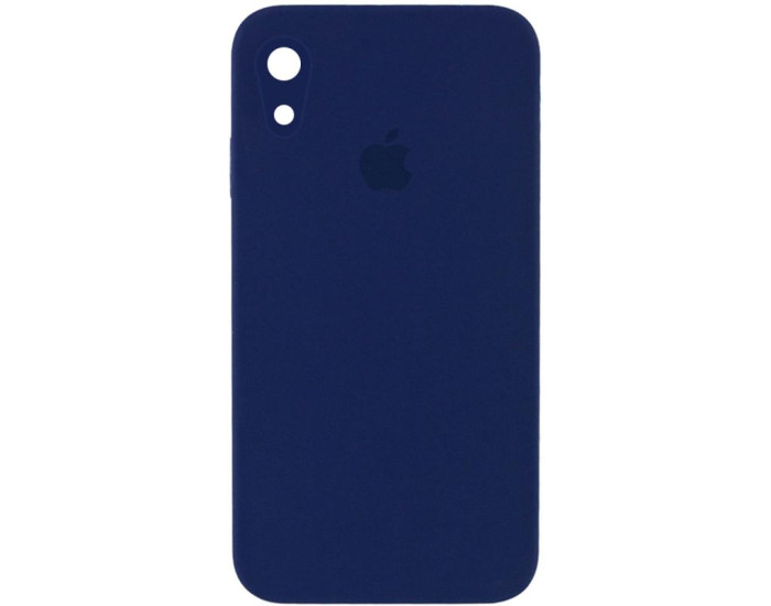 Чохол-силікон оригінал Square Cover Soft Matte Full Camera iPhone XR, Midnight blue