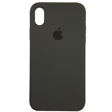 Чехол-силикон оригинал Full Cover Soft Matte iPhone XR, Dark olive