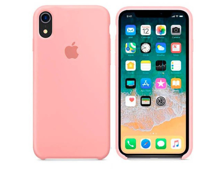 Чехол-силикон оригинал Soft Matte iPhone XR, Begonia