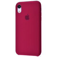Чехол-силикон оригинал Soft Matte iPhone XR, Rose red
