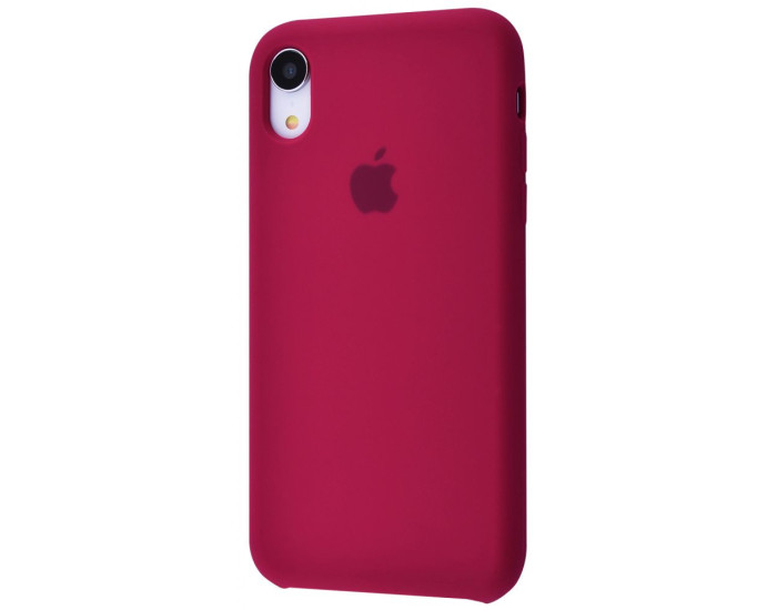 Чехол-силикон оригинал Soft Matte iPhone XR, Rose red