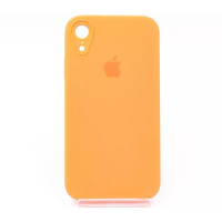 Чехол-силикон оригинал Square Cover Soft Matte Full Camera iPhone XR, Kumquat