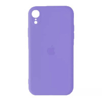 Чехол-силикон оригинал Square Cover Soft Matte Full Camera iPhone XR, Lilac