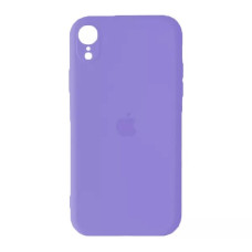 Чехол-силикон оригинал Square Cover Soft Matte Full Camera iPhone XR, Lilac