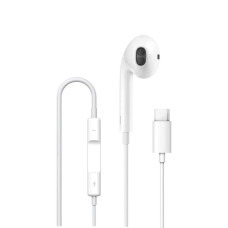 Наушники WiWU Solobuds Type-C с микрофоном и регулятором громкости, белые (на одно ухо) EB307