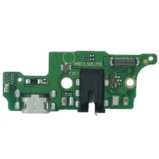 Шлейф для Tecno Spark 8P KG7n, конектора зарядки, мікрофона з компонентами, оригінал