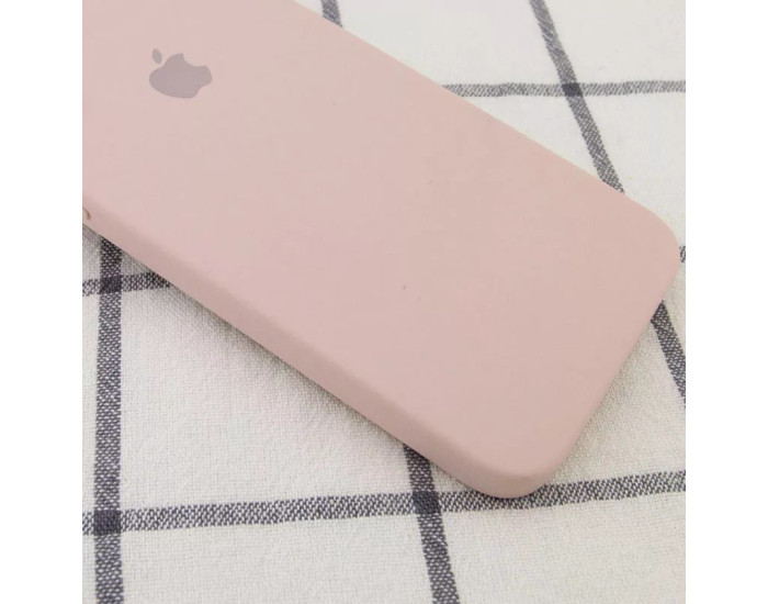Чехол-силикон оригинал Square Cover Soft Matte Full Camera iPhone XR, Pink sand