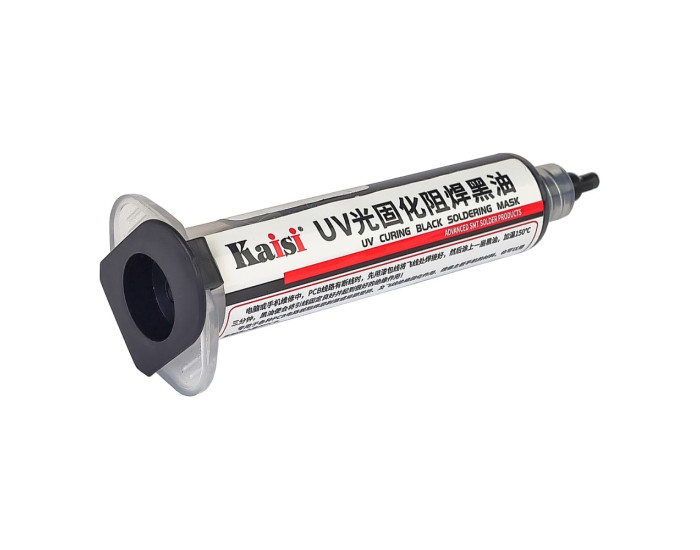 Ізоляційний лак Kaisi 10мл, чорний (UV curing black soldering mask)