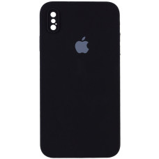 Чехол-силикон оригинал Full Camera Soft Matte iPhone X/XS, Black 