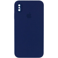 Чехол-силикон оригинал Full Camera Soft Matte iPhone X/XS, Midnight blue