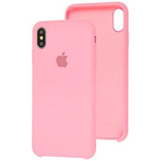 Чехол-силикон оригинал Full Soft Matte iPhone X /XS, Light pink