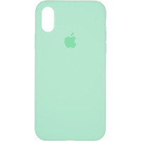 Чехол-силикон оригинал Full Soft Matte iPhone X /XS (Зеленый / Fresh Green) 