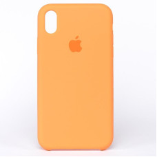 Чехол-силикон оригинал Full Soft Matte iPhone X /XS (Оранжевый / Hami Melon) 