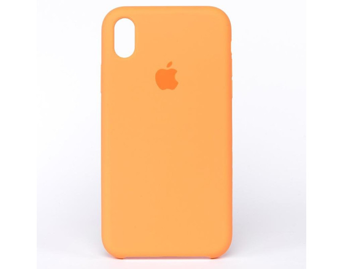 Чохол-силікон оригінал Full Soft Matte iPhone X /XS (Помаранчевий / Hami Melon)