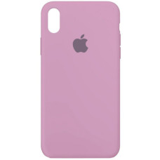 Чехол-силикон оригинал Full Soft Matte iPhone X/ XS, Lilac pride