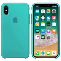 Чехол-силикон оригинал Soft Matte iPhone X/ XS, Azure