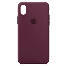 Чехол-силикон оригинал Full Soft Matte iPhone X/ XS, Plum