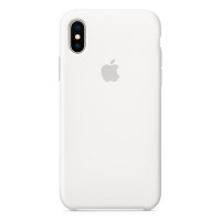 Чехол-силикон оригинал Full Soft Matte iPhone X/ XS, White