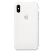 Чехол-силикон оригинал Full Soft Matte iPhone X/ XS, White