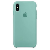 Чехол-силикон оригинал Soft Matte iPhone X/ XS, Ocean blue