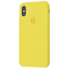 Чехол-силикон оригинал Soft Matte iPhone X/ XS, New yellow