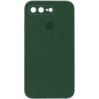 Чохол-силікон оригінал Square Cover Soft Matte Full Camera iPhone 7 Plus /8 Plus (Зелений / Cyprus Green)