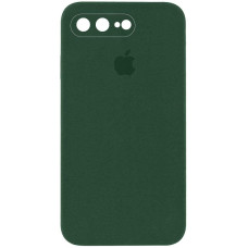 Чехол-силикон оригинал Square Cover Soft Matte Full Camera iPhone 7 Plus /8 Plus (Зеленый / Cyprus Green)