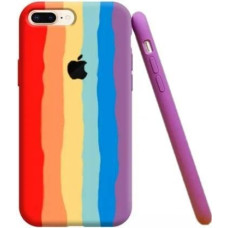 Чехол-силикон оригинал Colorfull Full Cover Soft Matte iPhone 7 Plus /8 Plus, Rainbow