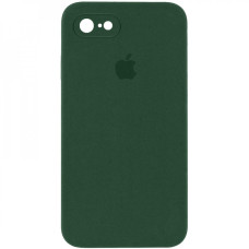 Чехол-силикон оригинал Square Cover Soft Matte Full Camera iPhone 7 /8 /SE 2020, Army green