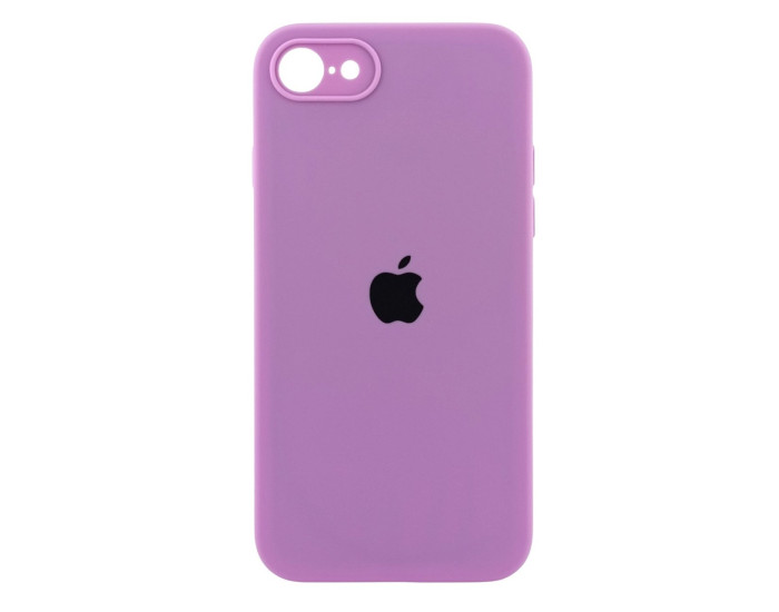 Чехол-силикон оригинал Square Cover Soft Matte Full Camera iPhone 7 /8 /SE 2020, Lilac pride