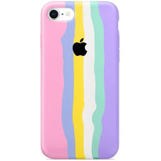Чехол-силикон оригинал Colorfull Full Cover Soft Matte iPhone 7 /8 /SE2, Violet/White (6)