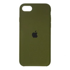 Чехол-силикон оригинал Full Soft Matte iPhone 7 /8 /SE2, Dark olive