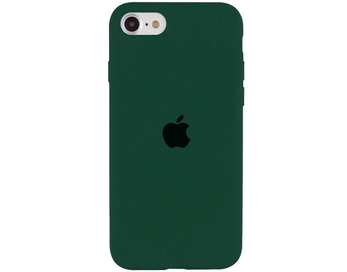 Чехол-силикон оригинал Full Soft Matte iPhone 7 /8 /SE2, Forest green