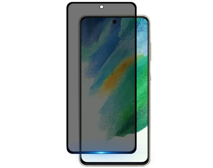 Защитное стекло Privacy 5D (full glue) Samsung A57 5G /S25 FE, черный