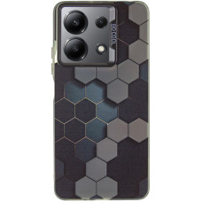 Чехол-силикон TPU+PC So Cool Xiaomi Redmi Note 13 4G, Honeycomb