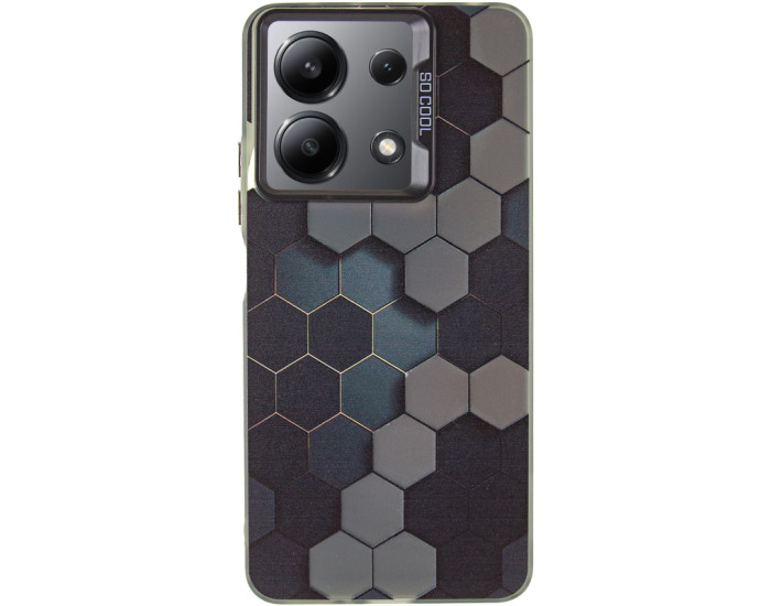 Чехол-силикон TPU+PC So Cool Xiaomi Redmi Note 13 4G, Honeycomb
