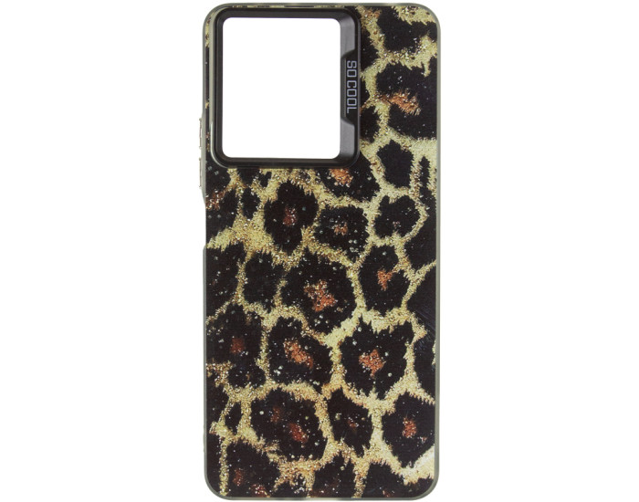 Чехол-силикон TPU+PC So Cool Xiaomi Redmi 13C /Poco C65, Leopard