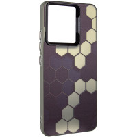Чехол-силикон TPU+PC So Cool Xiaomi Redmi 13 4G/5G /Poco M6 4G, Honeycomb