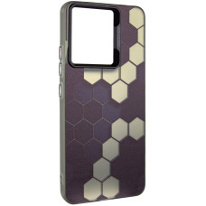 Чехол-силикон TPU+PC So Cool Xiaomi Redmi 13 4G/5G /Poco M6 4G, Honeycomb