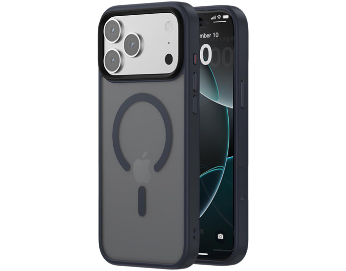 Чехол-силикон Ummi Colorful with MagSafe iPhone 17 Pro Max (Синий /Navy Blue)